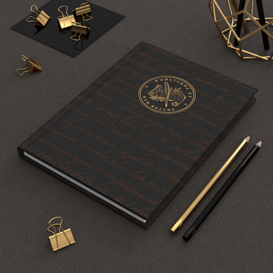 “Publicare et Non Nocere” Hardcover Journal ~ Blank